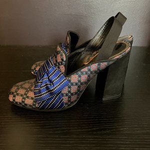 Etro Brocade Sling Back Heels